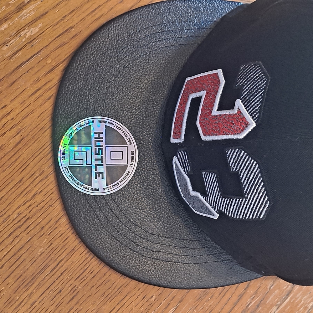 Hustle Michael Jordan‎ 23 Hat Cap Snapback Black One Size Adjustable